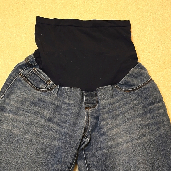 2 Petite Medium Jessica Simpson and Indigo Blue Maternity Boot Cut Jeans Bundle - Picture 9 of 13